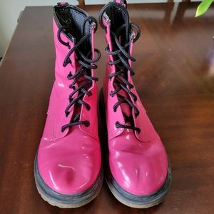 No Boundaries Pink Combat Boots Size 7